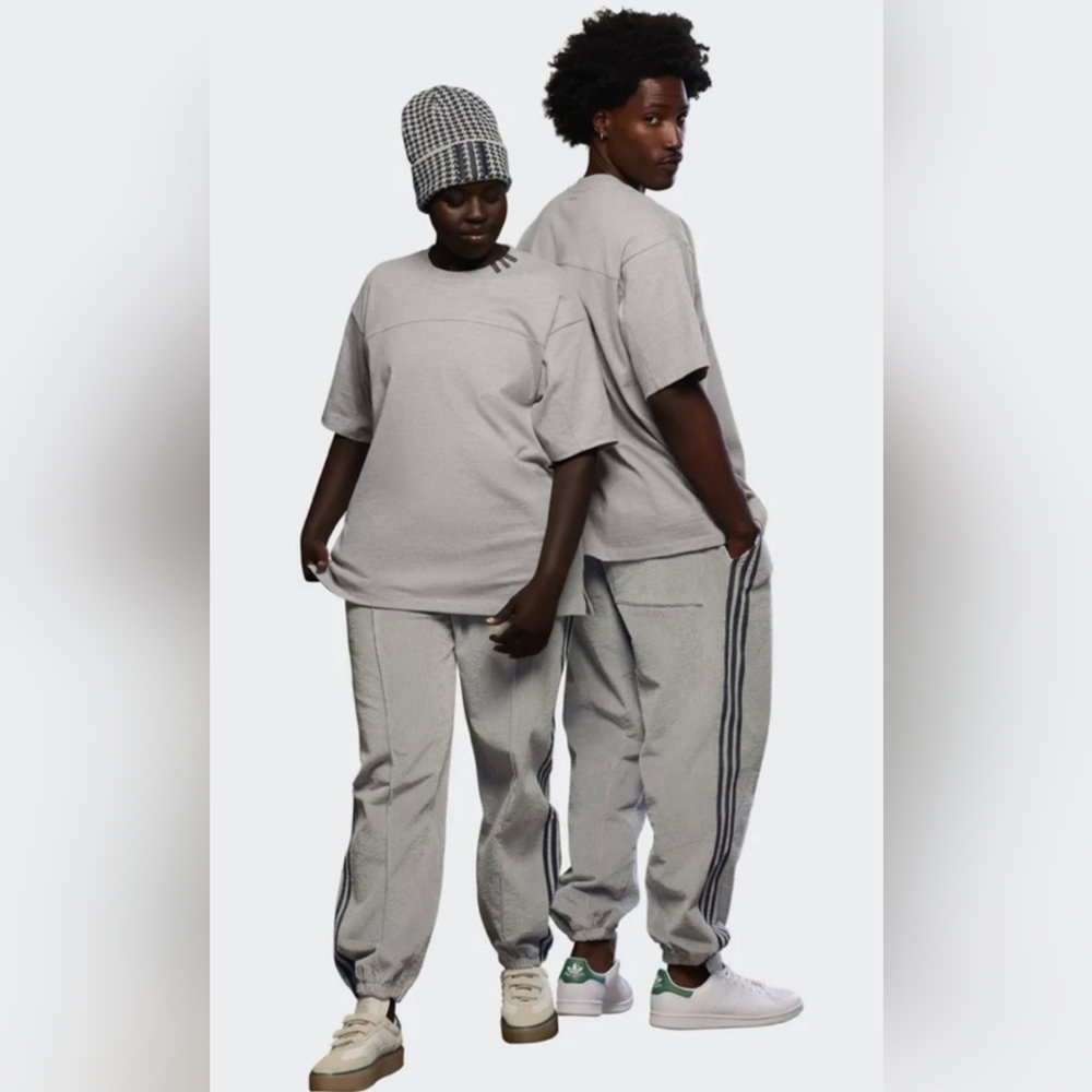 Adidas x IVY PARK Beyonce Grey Unisex Corduroy Sweatpants Joggers - L